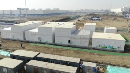 長春奧迪PPE項目工廠建設順利推進，66千伏變電站正式投運助力施工